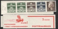 1979 Danimarca, Libretto 2 Korone, Nuovo (**) - Postzegelboekjes