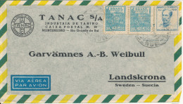 Brazil Air Mail Cover Sent To Germany 19-2-1953 - Airmail