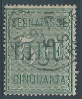 1884 REGNO USATO SEGNATASSE 50 LIRE - RR3922 - Colis-postaux