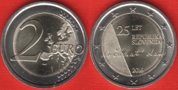 Slovenia 2 Euro 2016 "25 Years Of Independence" BiMetallic UNC - Slovenië