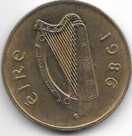 *ireland  20 Pence   1986   Km 25 - Irlande