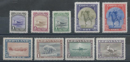 Groënland 1945 N° 10/18 Neufs** MNH Libération Du Danemark - Unused Stamps