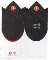 MENU - CARTE DES BOISSONS - BEVERAGE CARD - TURKISH AIRLINES - - Menu Kaarten