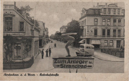 AK Nordenham Bahnhofstrasse Hotel Gasthof Bahnhof Strandbad Anleger Bei Butjadingen Eckwarden Wilhelmshaven Bremerhaven - Nordenham