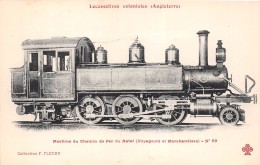 Les Locomotives - Angleterre -  Machine Du Chemin De Fer Du Natal (Voyageurs Et Marchandises) N°59 - Treni