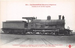 ¤¤   -  214   -   Locomotives   -   ARGENTINE   -   Chemin De Fer Du Sud Argentin   -  ¤¤ - Eisenbahnen