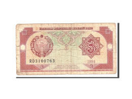 Billet, Uzbekistan, 3 Sum, 1994, Undated, KM:74, B - Usbekistan