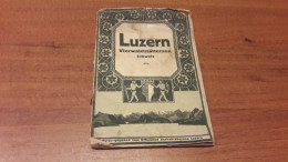 Old Tourist Brochure - Switzerland, Luzern - Other & Unclassified