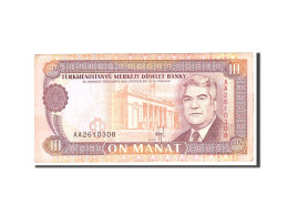 Billet, Turkmanistan, 10 Manat, 1993, Undated, KM:3, TTB - Turkménistan