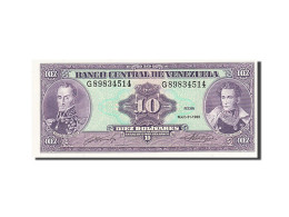 Billet, Venezuela, 10 Bolívares, 1990, 1990-05-31, KM:61b, SPL - Venezuela