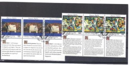 MAH566 VEREINTE NATIONEN UNO NEW YORK 1989  Michl 595/96  2 SECHSERBLÖCKE Used / Gestempelt - Used Stamps