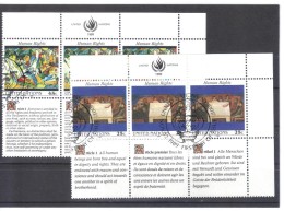 MAH571 VEREINTE NATIONEN UNO NEW YORK 1989  Michl 595/96  2 SECHSERBLÖCKE Used / Gestempelt - Used Stamps