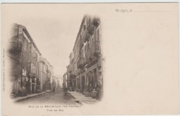 BESSEGES (30) - RUE DE LA REPUBLIQUE (LE TRAVERS) - VUE DU BAS - Bessèges