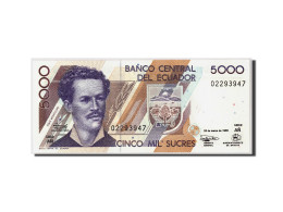 Billet, Équateur, 5000 Sucres, 1999, 1999-03-26, KM:128c, NEUF - Ecuador