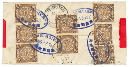 1903 CHINA 1/2c(x8) Canc. WEIHSIEN On Native Envelope To KIAUTSCHOU. Superb. - Stati Uniti