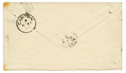 TREATY PORT - CANTON : 1898 GERMAN CHINA 20pf Canc. SHANGHAI On Envelope To "GERMAN CONSUL", HONG-KONG Redirected To CAN - Stati Uniti