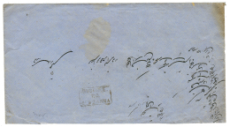 PERSIA - BUSHIRE : 1870 Boxed BUSHIRE /P.O/2 ANNA On Envelope To BOMBAY. - Cape Verde