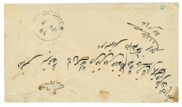 PERSIA - BUSHIRE : 1865 BUSHIRE Cds On Envelope To BOMBAY. Superb. - Cape Verde