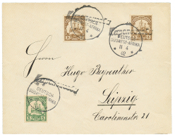 KAPENOUSSEU : 1902 3pf(x2) + 5pf Canc. KAPENOUSSEU On Envelope To GERMANY. Vvf. - Usati