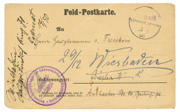 VERMESSUNG EXPEDITION : 1906 AUS (type 2) On Military Card To BERLIN. Vvf. - Usati