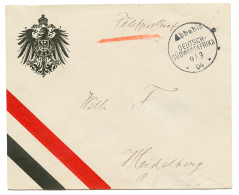 ABBADIS : 1904 ABBADIS In Black On Illustrated Envelope To GERMANY. Superb. - Usati