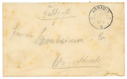 ABBABIS : 1915 ABBABIS On Military Envelope To WINDHUK. Some Stains. Scarce. CZIMMEK Certificate(1997). Vf. - Usati