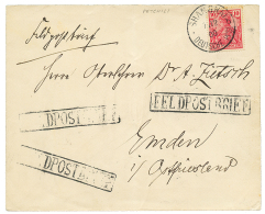 PETCHILI : 1900 GERMANY 10pf(PVc) Canc. SHANGHAI + Boxed FELDPOSTBRIEF To GERMANY. Vvf. - Phone Tickets
