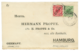 PRINTED MATTER RATE : 1900 5pf(n°2I) + 10pf(n°3II) Canc. SHANGHAI On Envelope(open For Display) To HAMBURG. Sign - Phone Tickets