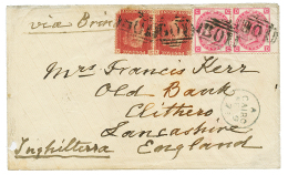 CAIRO : 1873 1d(x2), 1 Ex. Fault + 3d(x2) Canc. B01 + CAIRO On Envelope To ENGLAND. Scarce. Vf. - Collections, Lots & Series