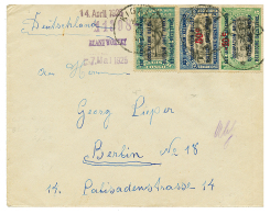 1925 5c+ 15c+ 25c Canc. KIGALI On Envelope To GERMANY. Vf. - Niger