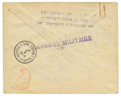 1917 50c Canc. KIGOMA On REGISTERED Envelope From "KASSULU" To BAARLE-DUC. Verso, EST AFRICAIN ALLEMAND/OCCUPATION BELGE - Niger