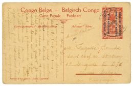 1918 P./Stat 10c(MALAGARASSI) Canc. BCP N°6 + VIA DARESSALAM To ARMEE BELGE En Campagne. BELGIAN CONGO S.C. Certific - Niger