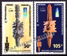 New Caledonia - Nouvelle Calédonie  2000 Yvert 823-24 Money Heads, Museum - MNH - Ungebraucht