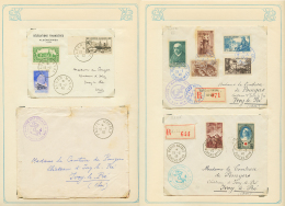 1930-41 Superbe Lot De 41 Lettres (POSTE NAVALE Recommandée, 1er VOL, Oblitérations Spéciales.... T - Beaulieu-sur-Mer