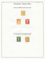 Superbe Sélection De 43 Timbres (dont 5F EMPIRE & 80c BORDEAUX) Obl. PC 3704 , GC 5080 Ou Cachet à Dat - Altri & Non Classificati