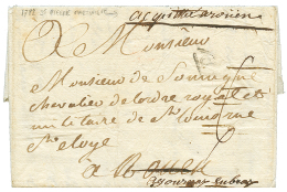 1782 Cachet P De PARIS + "ACQUITTE A ROUEN" Sur Lettre Avec Texte De ST PIERRE MARTINIQUE Pour ROUEN. TB. - 1972