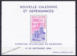 New Caledonia - Nouvelle Calédonie 1984 Yvert BF-6 Ausipex '84, Philatelic Exposition - MNH - Miniature Sheet - Blocks & Kleinbögen