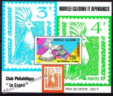 New Caledonia - Nouvelle Calédonie 1985 Yvert BF-7 Philatelic Club Le Cagou - MNH - Miniature Sheet - Blocks & Sheetlets