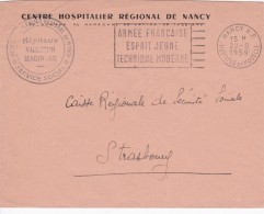 FRANCE   1959 LETTRE DE NANCY EN FRANCHISE - Civil Frank Covers