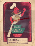 PATES PANZANI - PROTEGE CAHIER - ILLUSTRATEUR HERVE MORVAN -CUISINIER CUISINE ITALIE  SPAGUETTI - Alimentaire