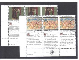 MAH578  VEREINTE NATIONEN UNO GENF 1991  Michl 208/09  2 SECHSERBLÖCKE Used / Gestempelt - Used Stamps