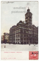 MILWAUKEE WISCONSIN WI, CHAMBER OF COMMERCE BUILDING ~ 1910 Vintage Old Postcard  [6098] - Milwaukee