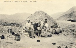 CABO VERDE, SÃO VICENTE, Habitantes Do Campo, 2 Scans - Cabo Verde