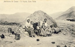 CABO VERDE, SÃO VICENTE, Habitantes Do Campo, 2 Scans - Cap Verde