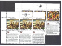 MAH606 VEREINTE NATIONEN UNO NEW YORK 1993  Michl  651/52  2 SECHSERBLÖCKE Used / Gestempelt - Used Stamps