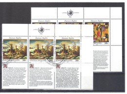 MAH611 VEREINTE NATIONEN UNO NEW YORK 1993  Michl  651/52  2 SECHSERBLÖCKE Used / Gestempelt - Used Stamps