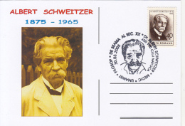 46332- ALBERT SCHWEITZER, PERSONALITY, SPECIAL POSTCARD, 2005, ROMANIA - Albert Schweitzer