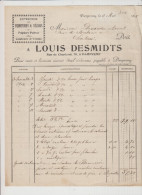 DAMPREMY - LOUIS DESMIDTS - PEINTURES/DECO FACTURE - 1905 - Straßenhandel Und Kleingewerbe