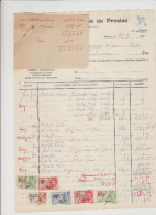 PRESLES - REGIE DU DOMAINE DE PRESLES - FACTURE BOIS DU PAYS - 1935 - Straßenhandel Und Kleingewerbe