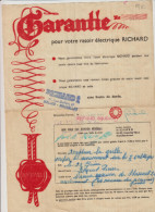 BRUXELLES FOREST - RASOIR ELECTRIQUE GARENTIE - 1948 - Ambachten